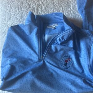 Peter Millar Light Blue Quarter Zip